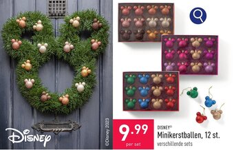 ALDI DISNEY Minikerstballen aanbieding