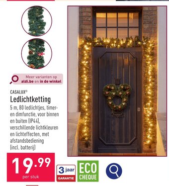 ALDI CASALUX Ledlichtketting aanbieding