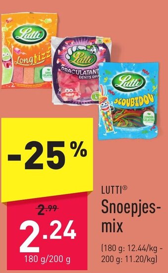 ALDI LUTTI Snoepjes- mix aanbieding