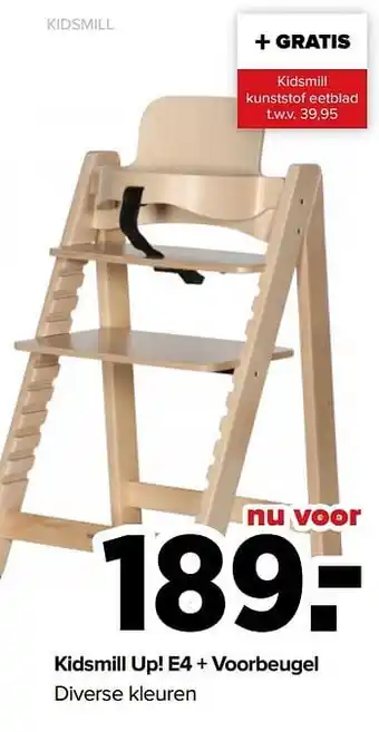 Kidsmill up! e4 + voorbeugel