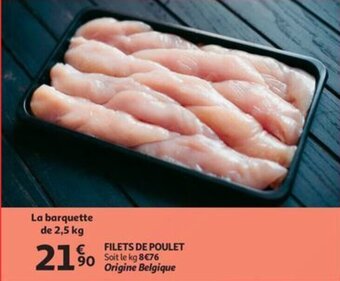 Auchan FILETS DE POULET aanbieding