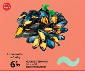 Auchan MOULES D'ESPAGNE aanbieding