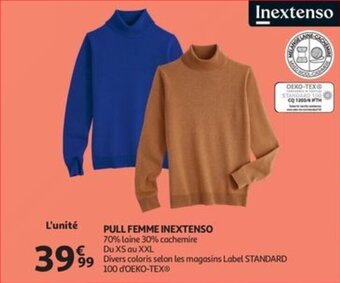 Auchan PULL FEMME INEXTENSO aanbieding