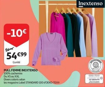 Auchan PULL FEMME INEXTENSO aanbieding