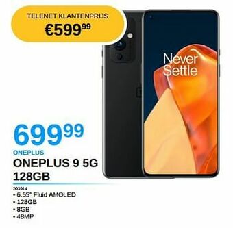 AUVA Oneplus oneplus 9 5g 128gb aanbieding