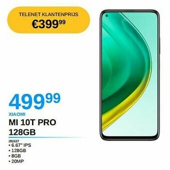 AUVA Xiaomi mi 10t pro 128gb aanbieding