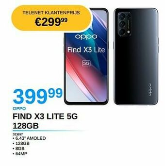 AUVA Oppo find x3 lite 5g 128gb aanbieding