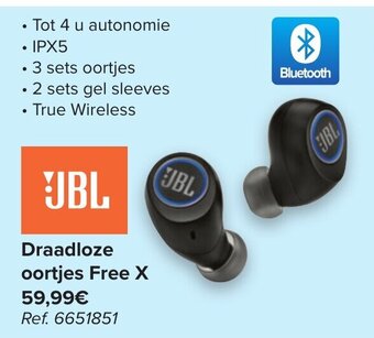 JBL Draadloze oortjes Free X
