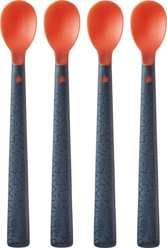 Bol.com Tommee tippee warmtegevoelige babylepel met bacshield antibacteriële technologie en een lange antislip-steel, 4+ maanden, 4 s aanbieding