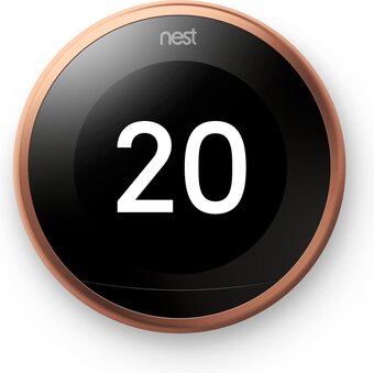 Bol.com Google nest learning thermostat - slimme thermostaat - koper aanbieding