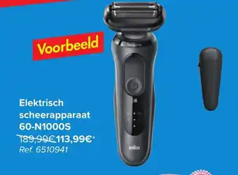 Carrefour Elektrisch scheerapparaat 60-N1000S aanbieding