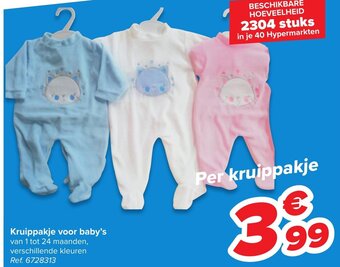 Carrefour Kruippakje voor baby's aanbieding