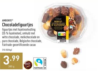 ALDI Ambiente Chocoladefiguurtjes 380g aanbieding