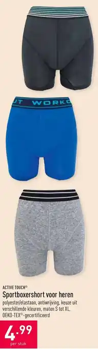 ALDI Active touch Sportboxershort voor heren S tot XL aanbieding