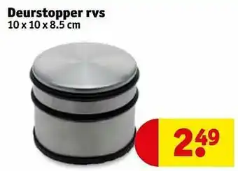 Kruidvat Deurstopper rvs aanbieding