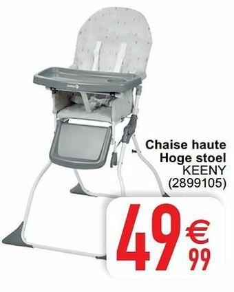 Cora Chaise haute hoge stoel keeny aanbieding