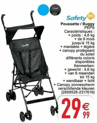 Cora Poussette - buggy peps aanbieding