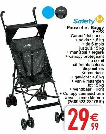Cora Poussette - buggy peps aanbieding
