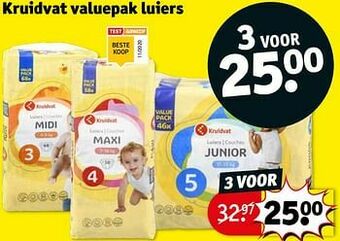 Kruidvat Kruidvat valuepak luiers aanbieding