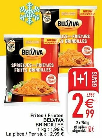 Cora Frites - frieten belviva brindilles aanbieding