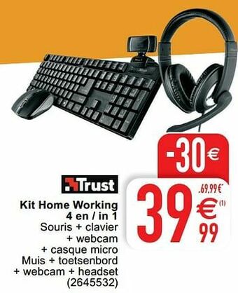 Cora Trust kit home working 4 en - in 1 aanbieding