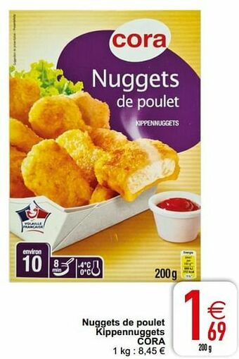 Cora Nuggets de poulet kippennuggets cora aanbieding