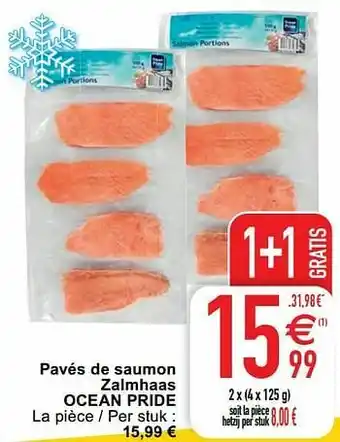 Cora Pavés de saumon zalmhaas ocean pride aanbieding