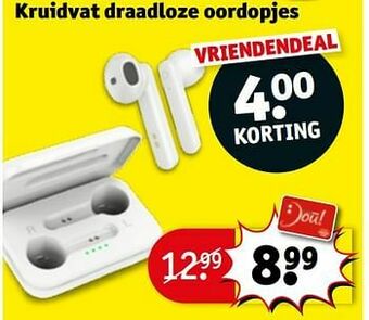 Kruidvat Kruidvat draadloze oordopjes aanbieding