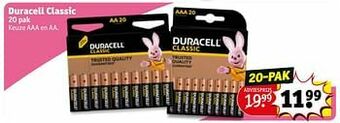 Kruidvat Duracell classic aanbieding
