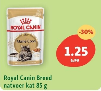 Maxi Zoo Royal canin breed natvoer kat 85 g aanbieding