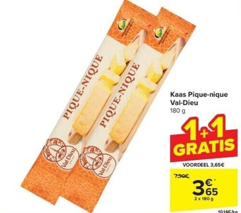 Carrefour Kaas pique-nique val-dieu aanbieding