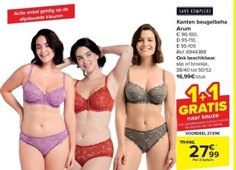 Carrefour Kanten beugelbeha arum aanbieding