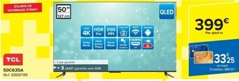 Carrefour Tcl uhd 4k led tv aanbieding