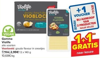 Carrefour Gamma violife aanbieding