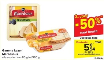 Carrefour Gamma kazen maredsous aanbieding