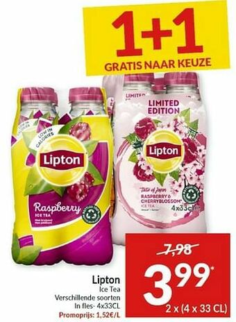 Intermarché Lipton ice tea aanbieding
