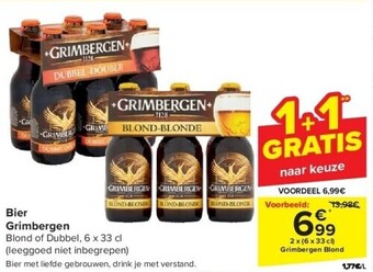 Carrefour Bier grimbergen aanbieding
