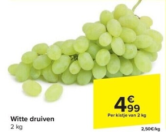 Carrefour Witte druiven aanbieding