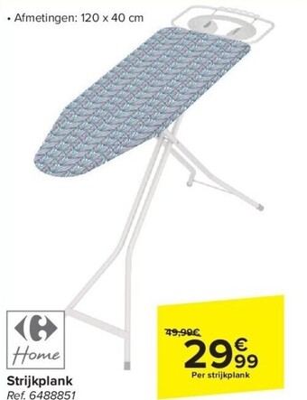 Carrefour Strijkplank aanbieding