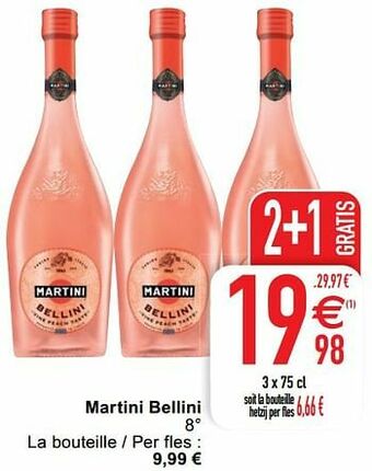 Cora Martini bellini aanbieding
