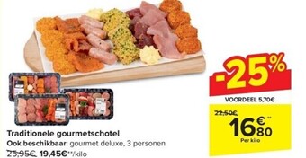 Traditionele gourmetschotel