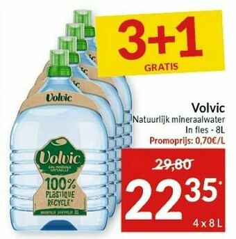 Intermarché Volvic natuurlijk mineraalwater aanbieding