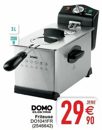 Cora Domo elektro friteuse do1041fr aanbieding