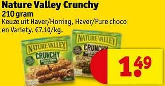 Kruidvat Nature valley crunchy aanbieding