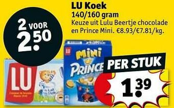 Kruidvat Lu koek aanbieding