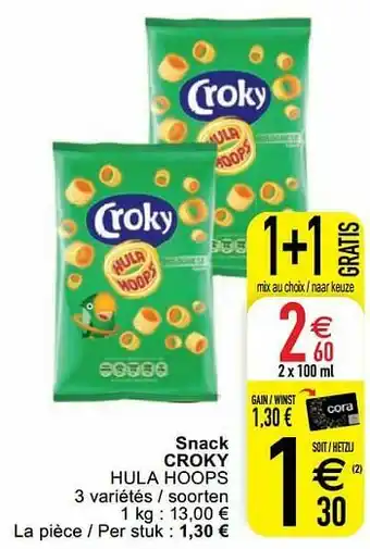 Cora Snack croky aanbieding