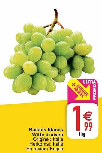 Raisins blancs witte druiven