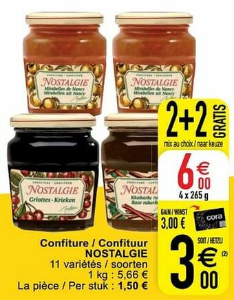Confiture - confituur nostalgie