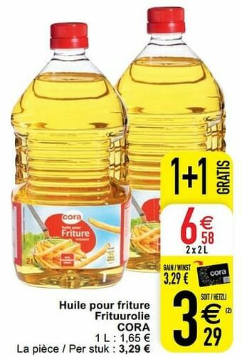 Cora Huile pour friture frituurolie cora aanbieding