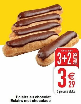 Cora Éclairs au chocolat eclairs met chocolade aanbieding